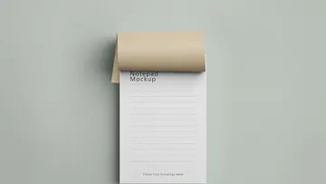 Realistic Notepad Mockup Vol.1