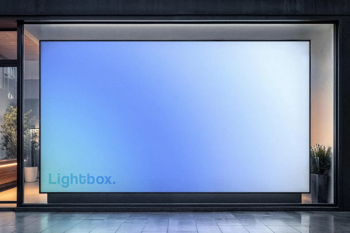 Storefront Lightbox Mockup