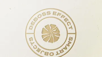 Gold Pressed Logo Mockup