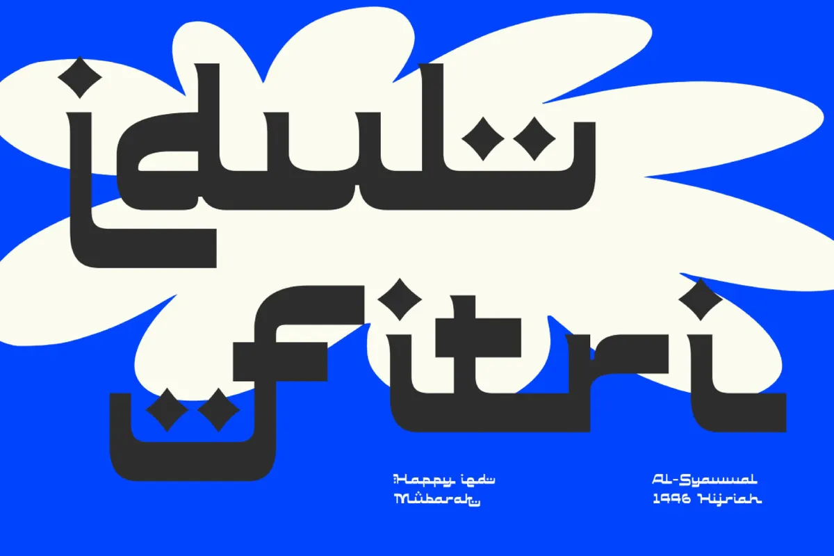 Serunya Ramadhan - Arabic Style Font