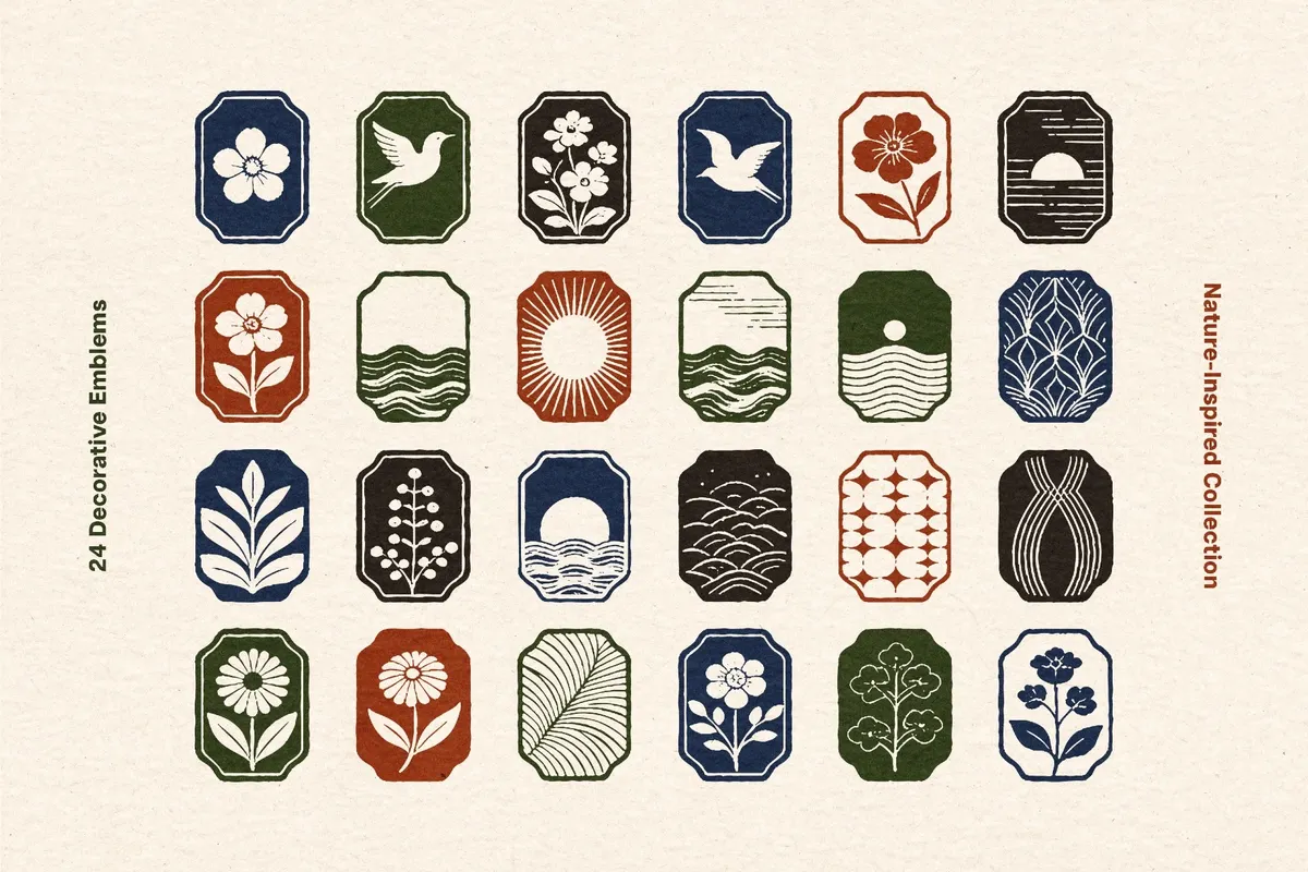 Vintage Stamp Elements