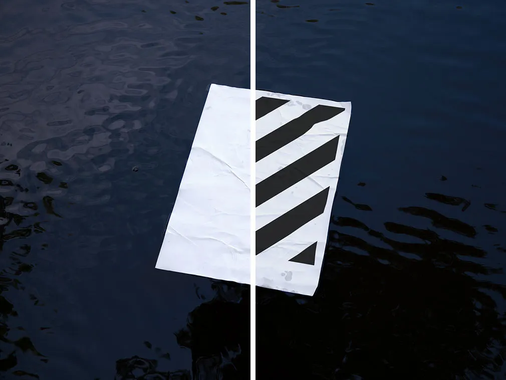 Soaking Poster Mockup