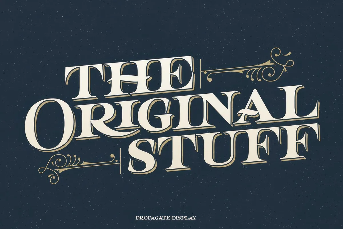 Propagate — Vintage Serif