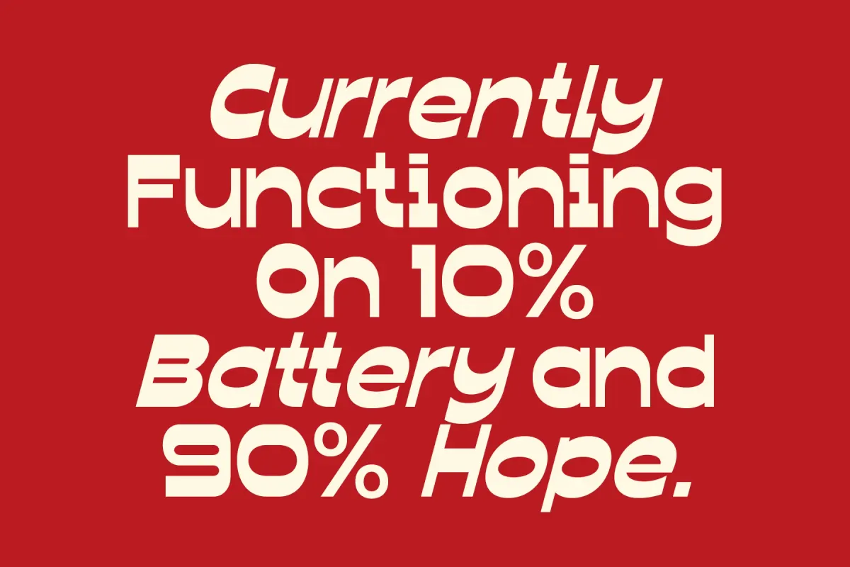 Trivane - Bold Reverse Contrast Display Font