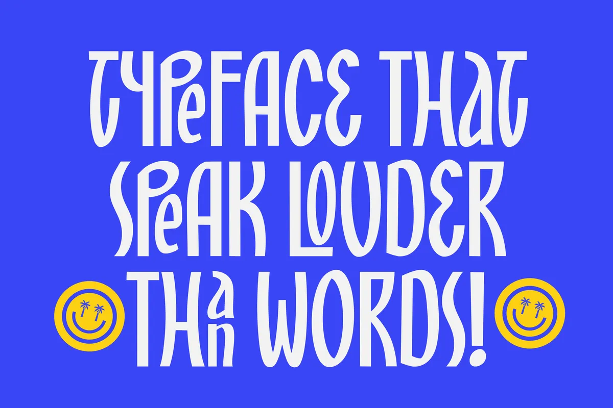 Mandiora - Stacked Ligature Display Font
