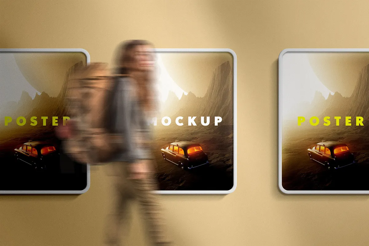 Lightbox Poster Mockup Set