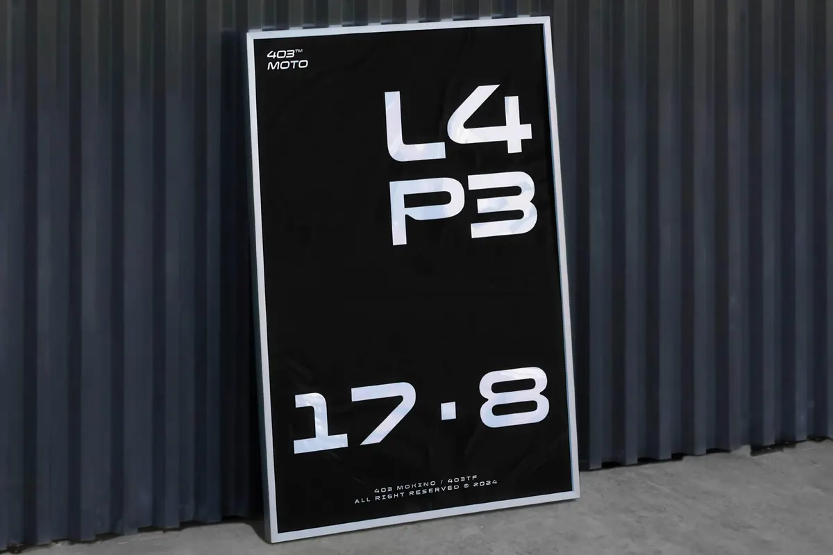 403 Mokino — Hi-Tech Futuristic Display Font