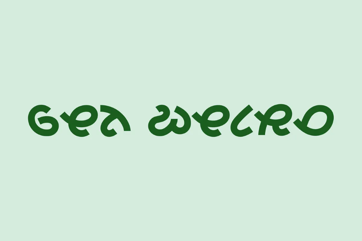 Pizius - Funny Experimental Font