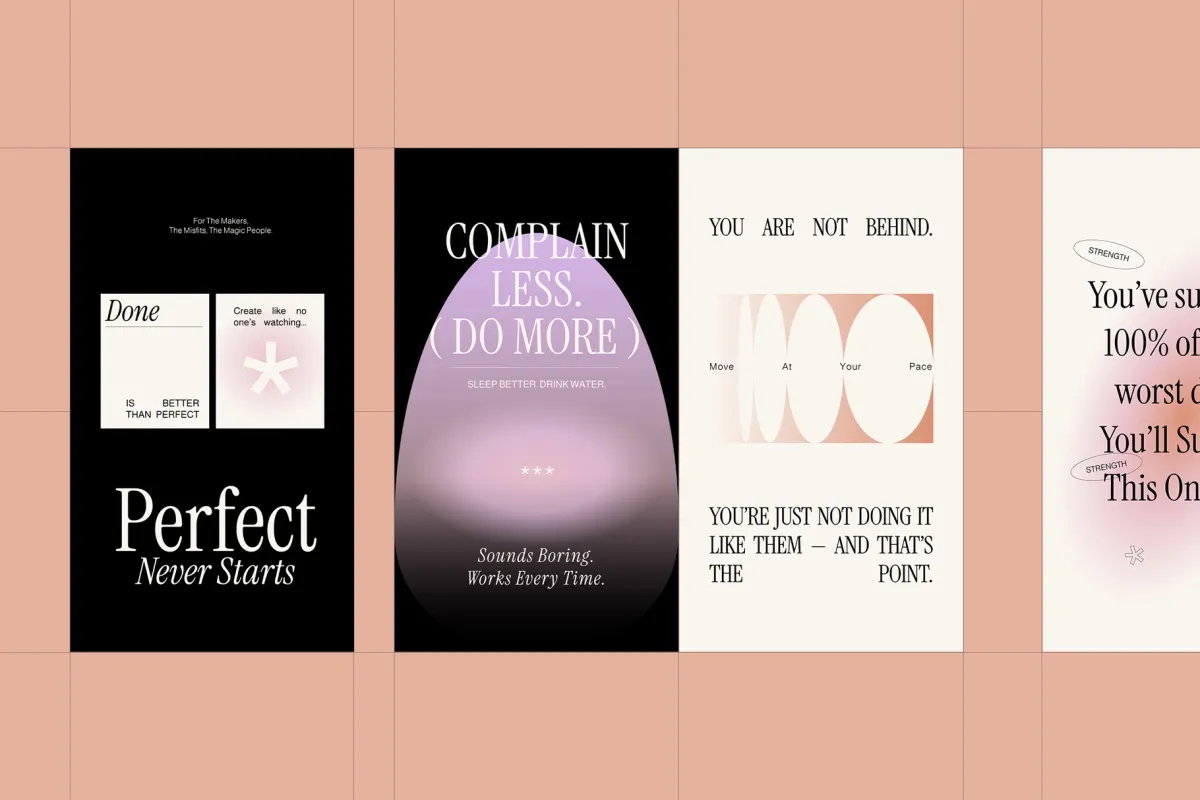 Motivational Quotes Instagram Pack Canva Template