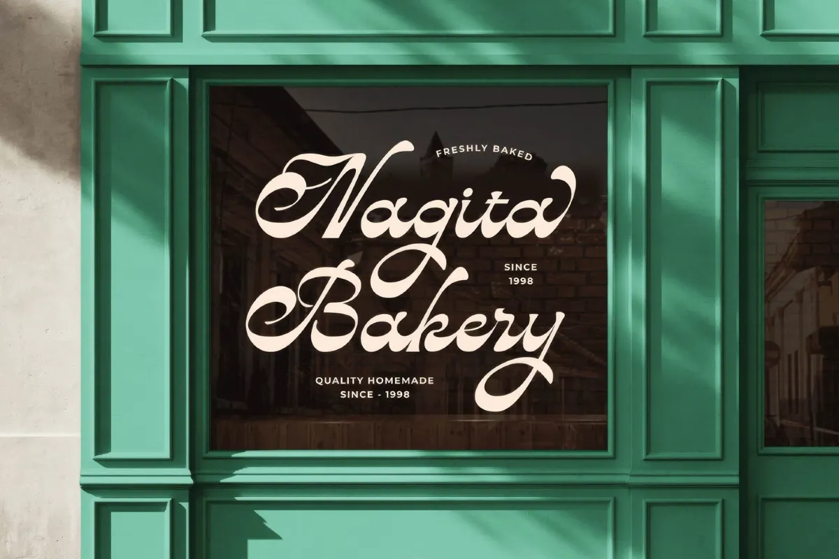 Abiglia - Chunky Handwritten Script Font