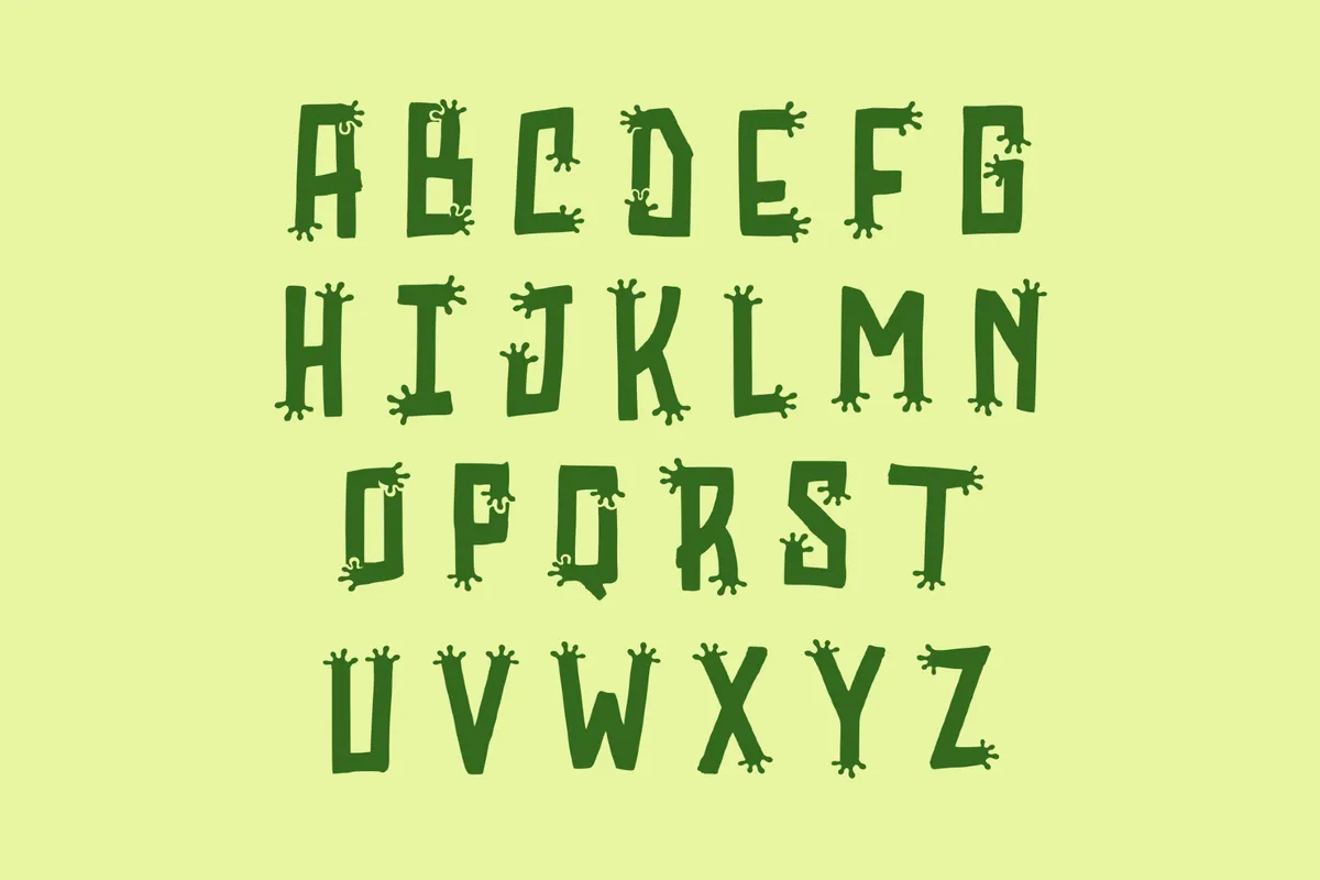 Geckoprint - Funny Halloween Font