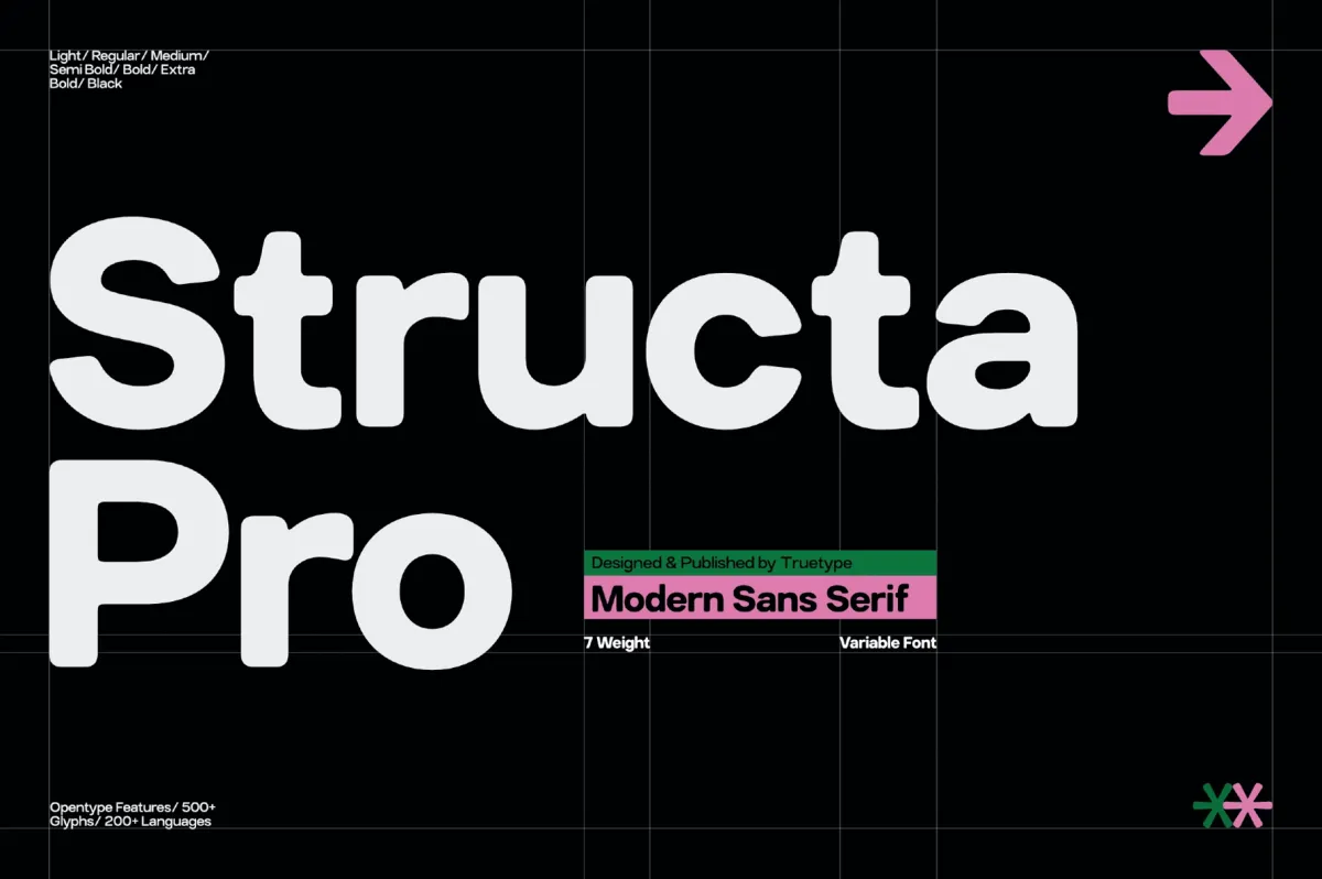 TRT Structa Pro Rounded Modern Sans