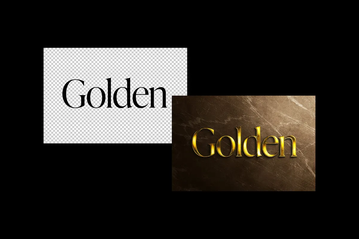 Shining Gold Effect