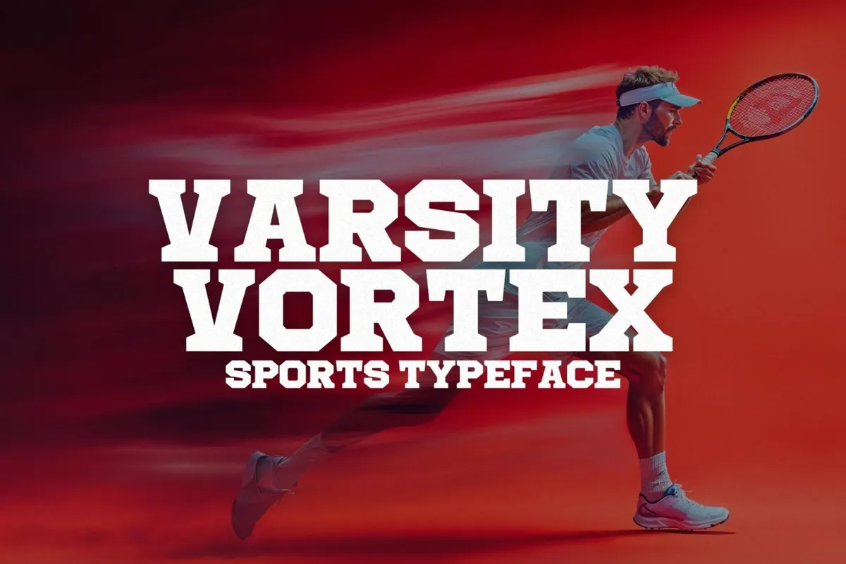 Varsity Vortex – Sports Typeface