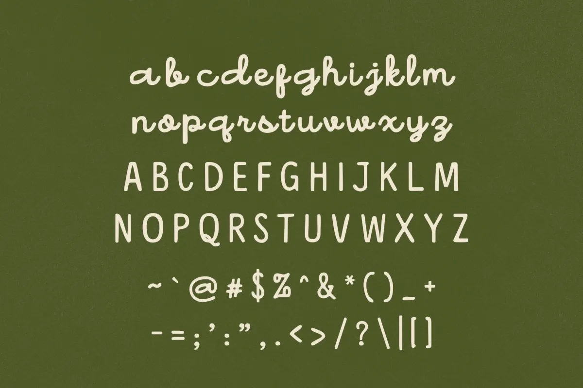 Honeyline - Organic Handwritten Duo Font
