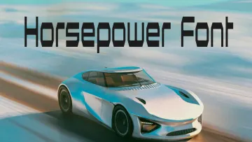 Horsepower Font