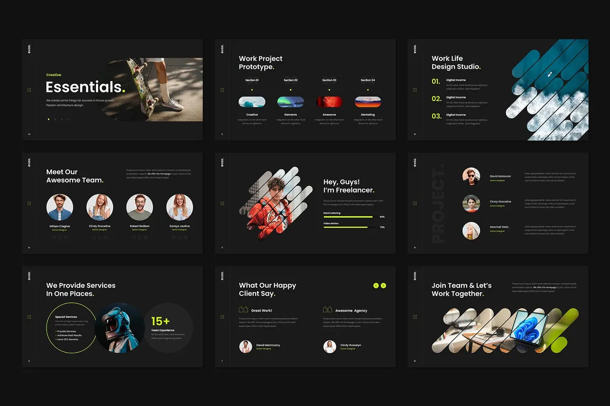 Evox Presentation Template Design