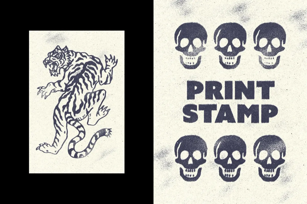 Dirty Stamp Poster Effect