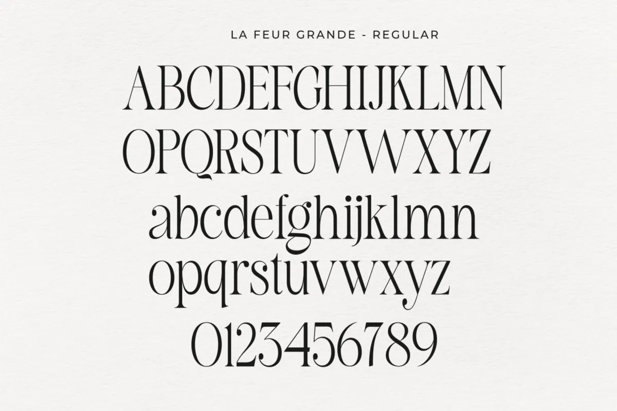 La Fleur Grande – Elegant Serif Font
