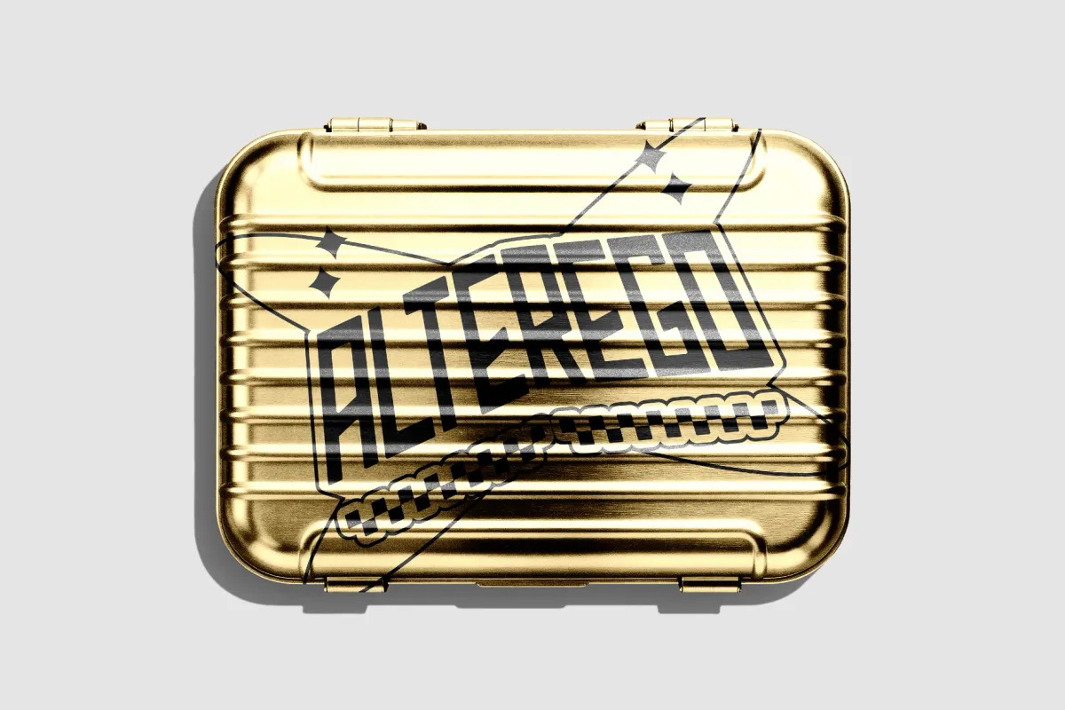 Metal Case Package Mockup