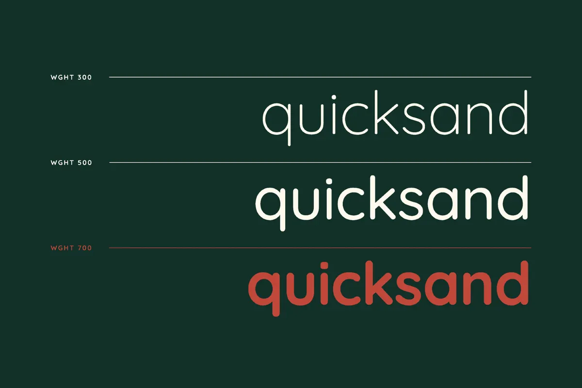 Quicksand - Free Rounded Sans