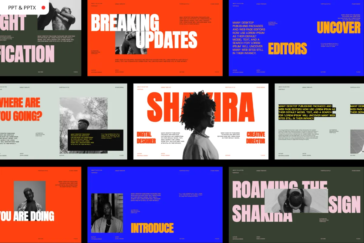 Shakira - Brand Strategy PowerPoint Template