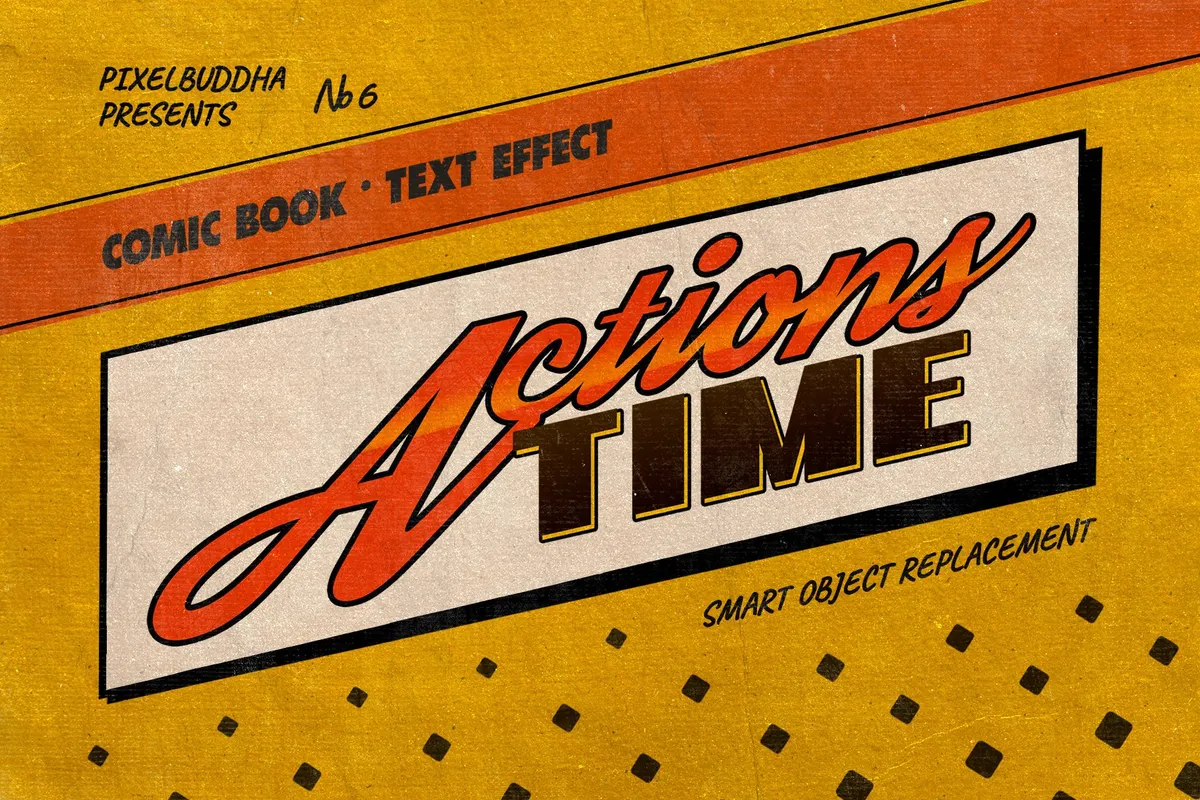 Vintage Comics Text Effects