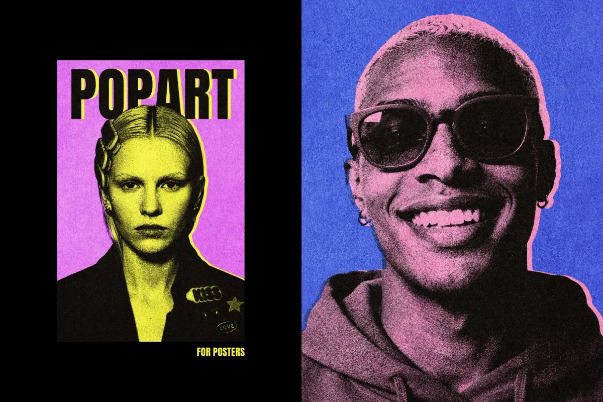 Pop Art Risoprint Effect for Posters