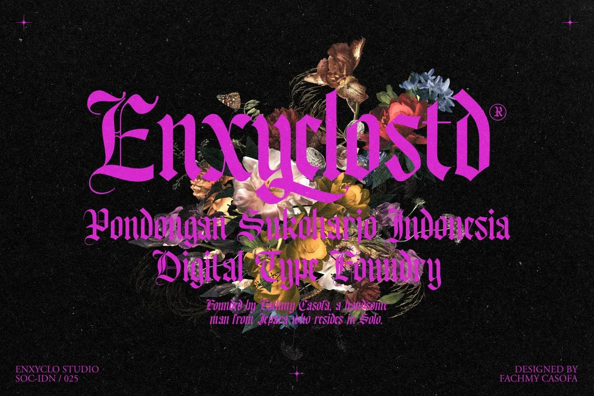 Bageshron Blackletter Font Family