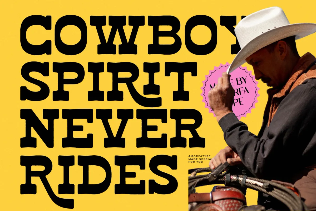 Haose Rodeko - Western Slab Serif Font