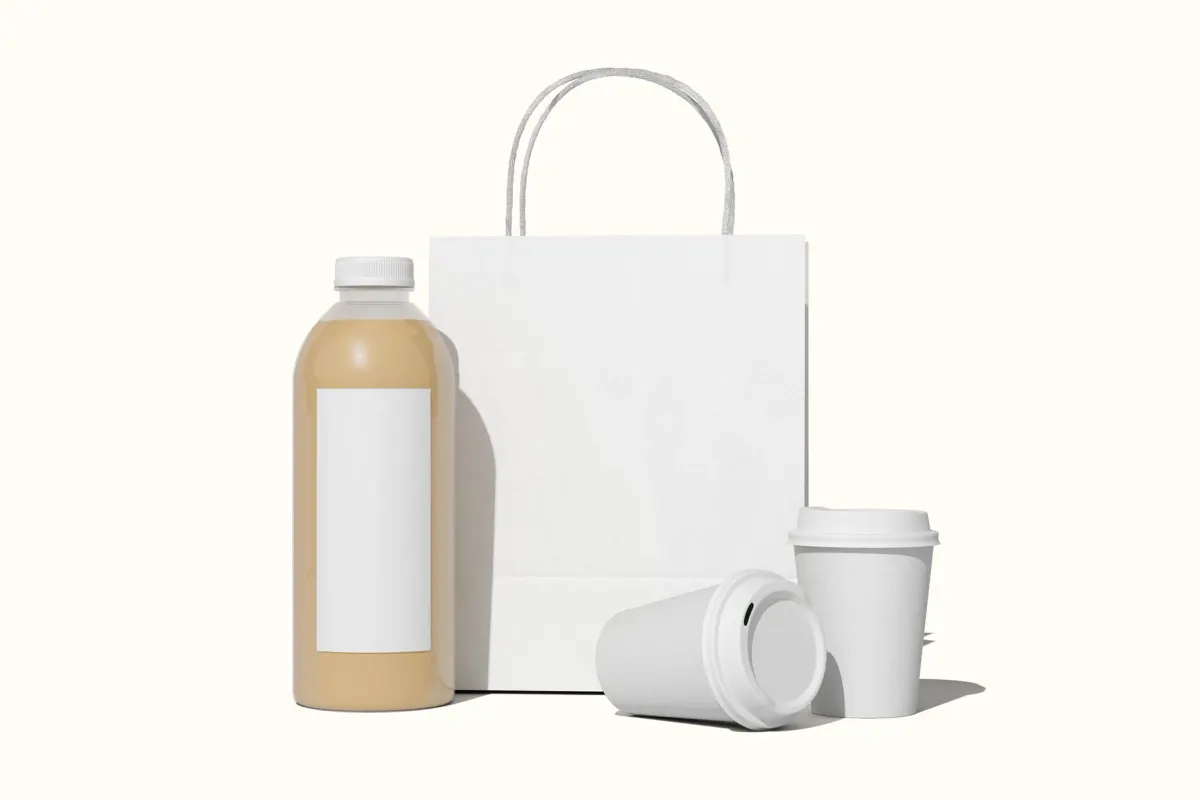 Takeaway Coffee Packaging Mockup Set