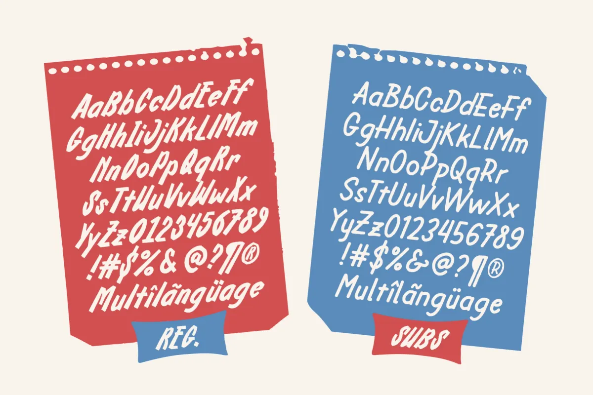 Frizola - Playful Handwritten Duo Font