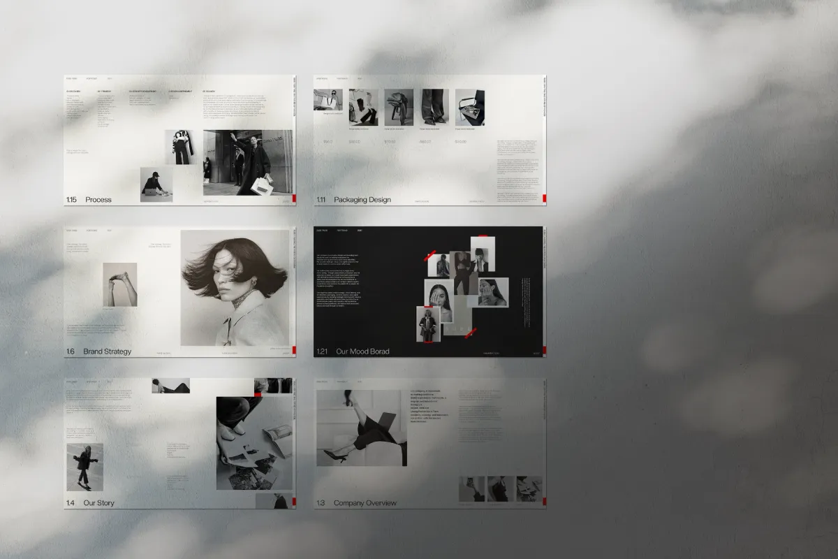 RUBE - Fashion Portfolio Presentation Template