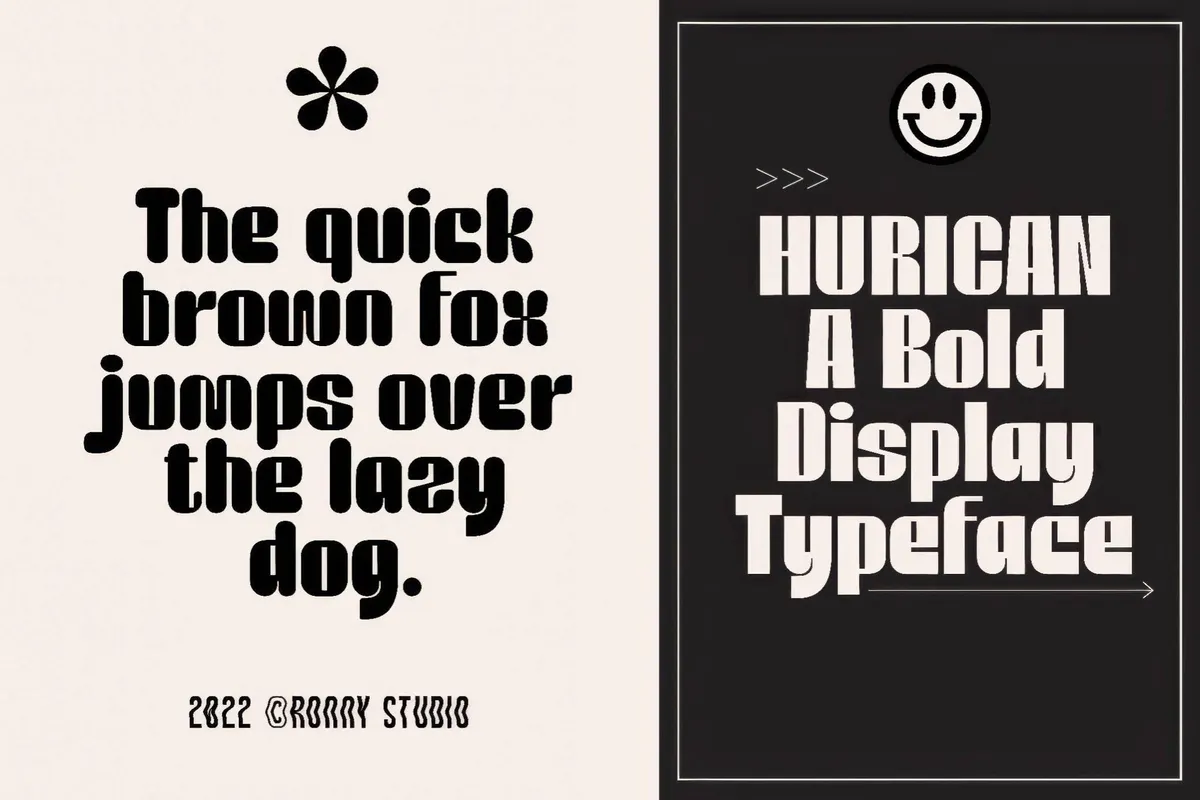 Huricane — Bold Display Typeface