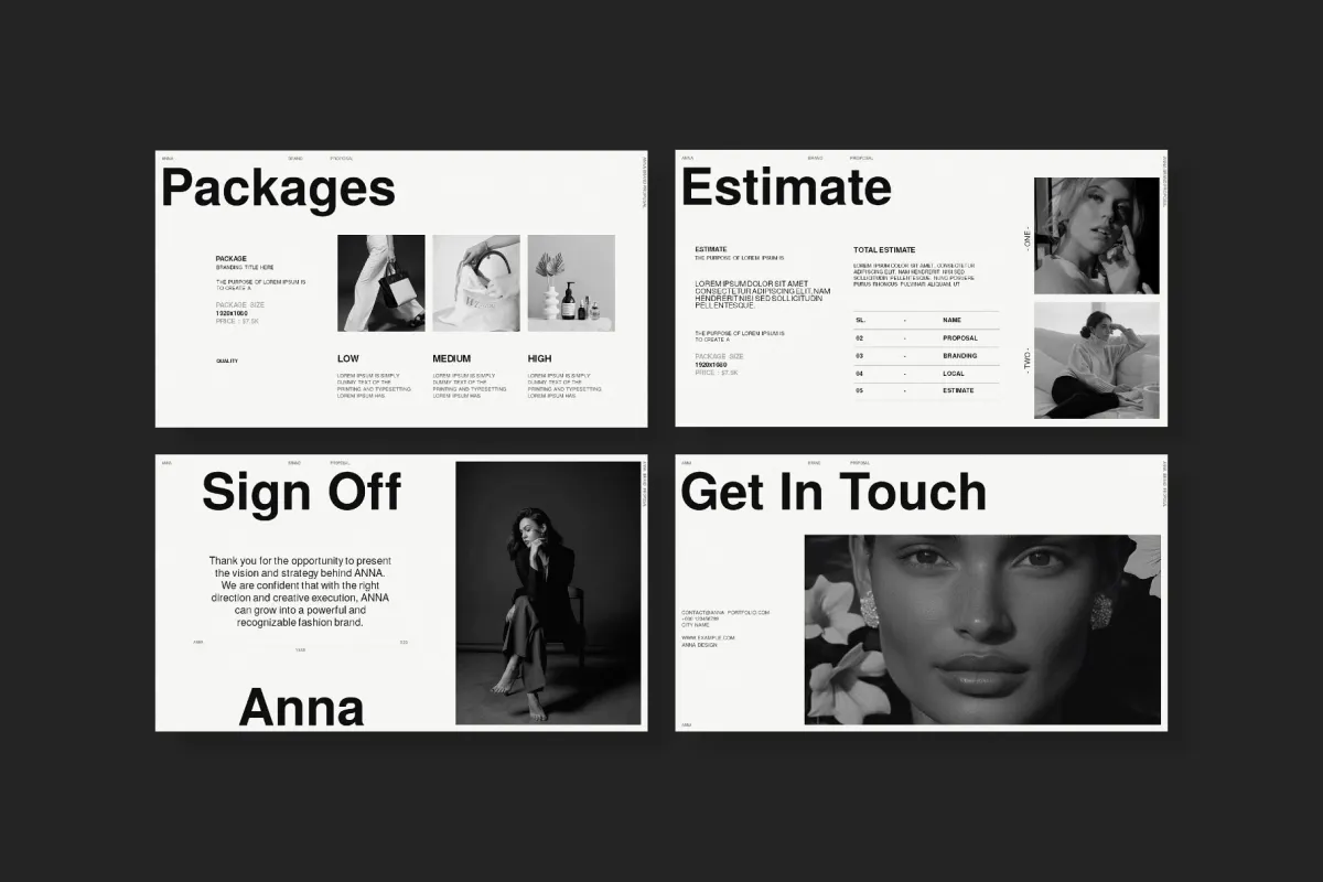 ANNA - Brand Proposal Presentation Template