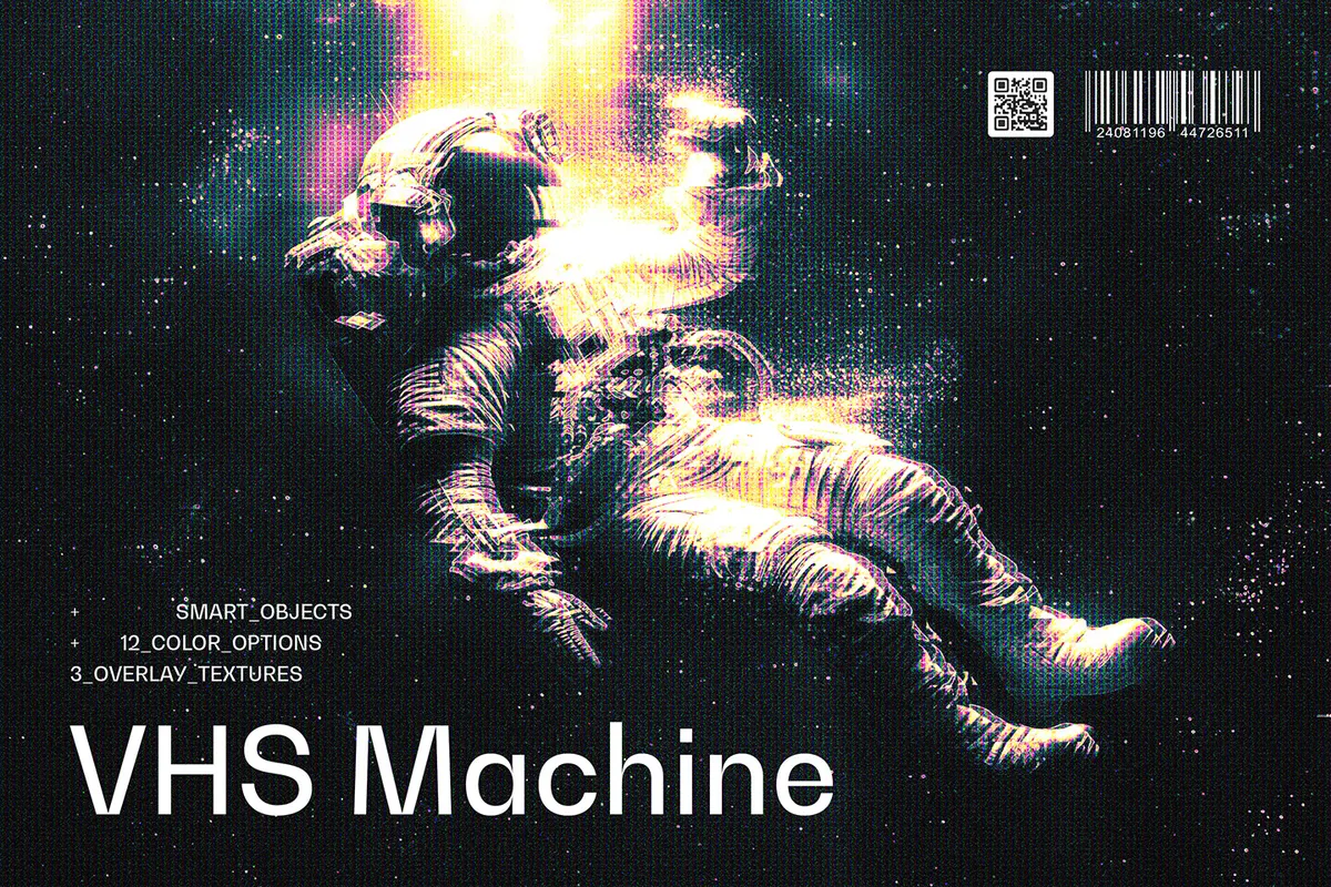 CRT Machine Photo Effect