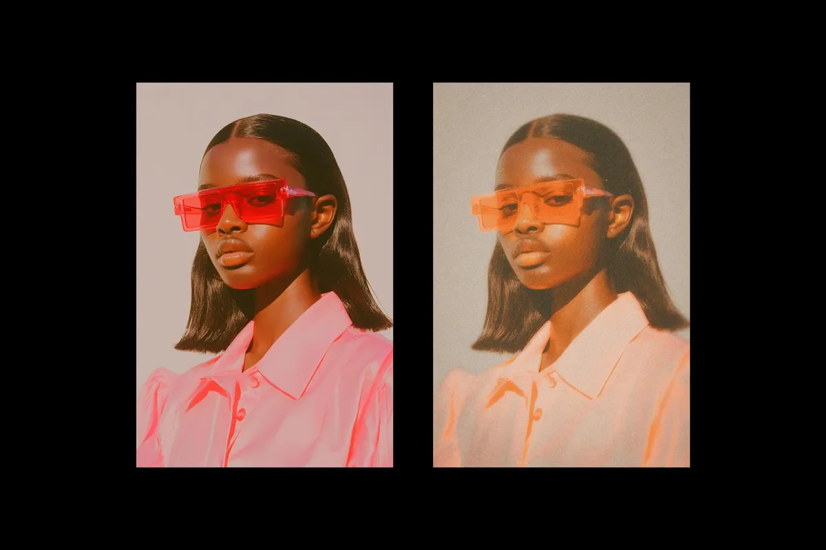 Speckled Cinematic Photo Effect