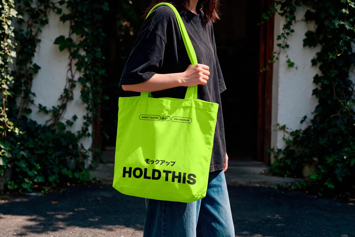 Shopper Tote Bag Mockup