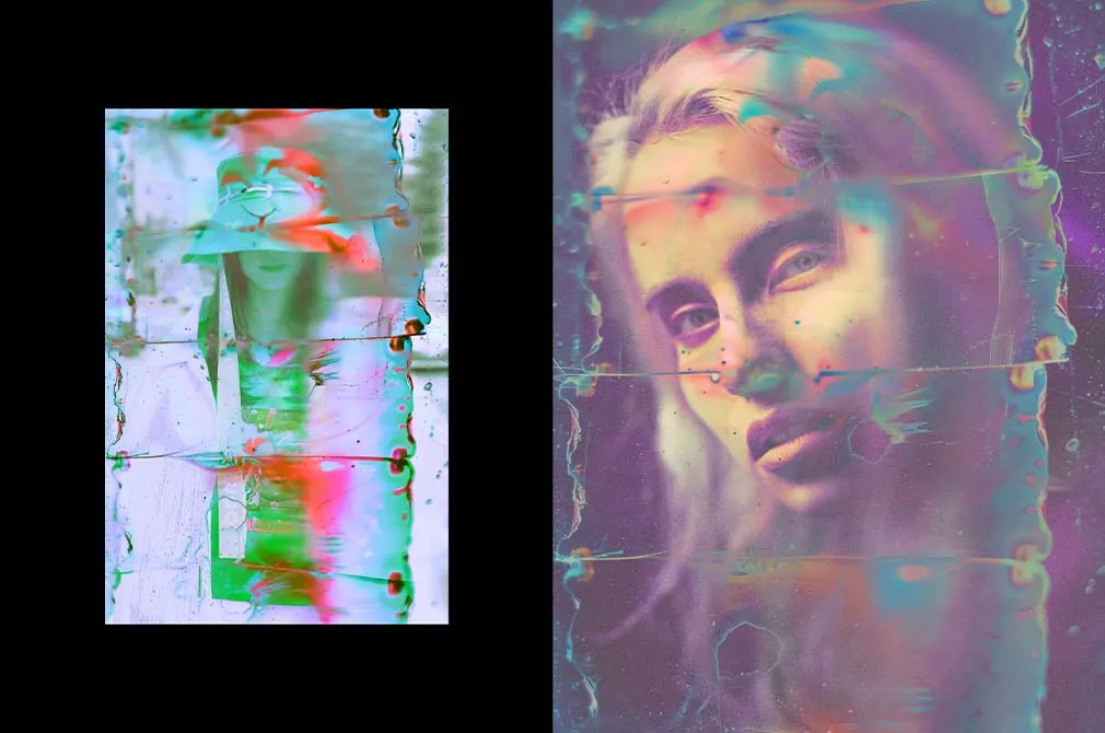Psychedelic Film Photo Effect