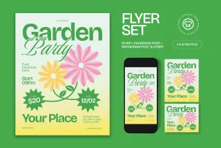 Garden Party Flyer