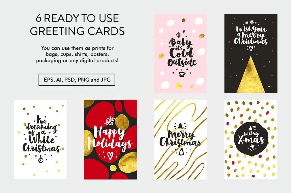 Merry Christmas Lettering