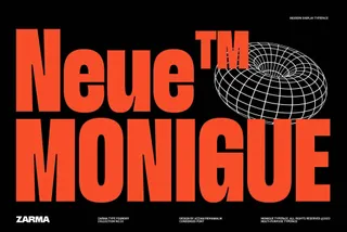 Monigue — Condensed Sans Serif Font