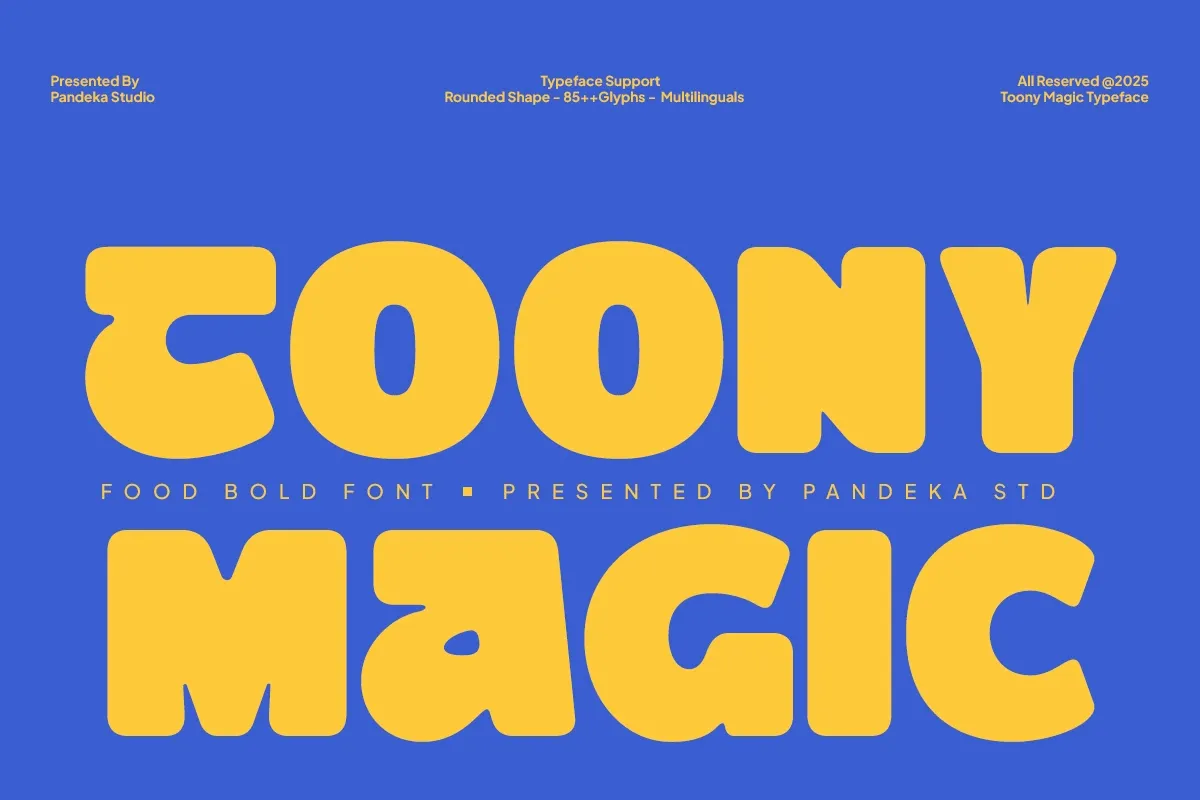 Toony Magic - Cartoon Bold Font