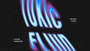 Melting Liquid Text Effect
