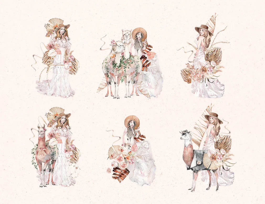 Paradise Garden Watercolor Set
