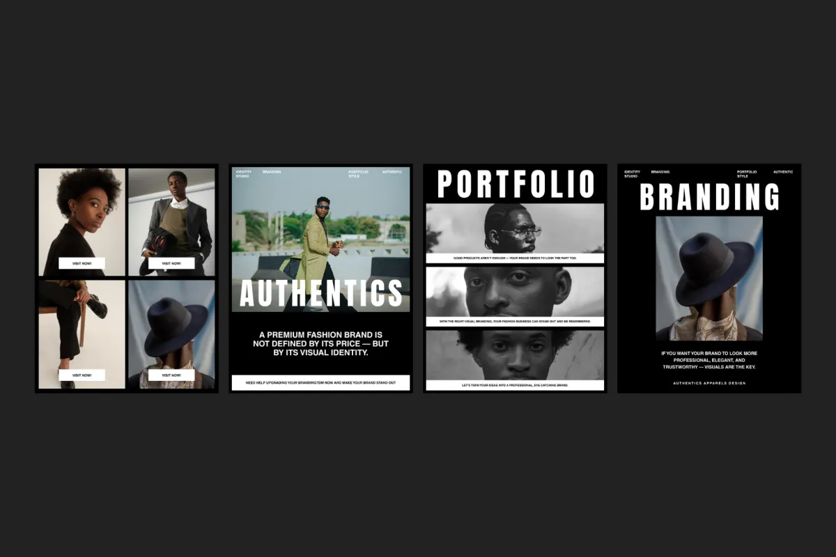 Brand Portfolio Instagram Post Affinity Templates
