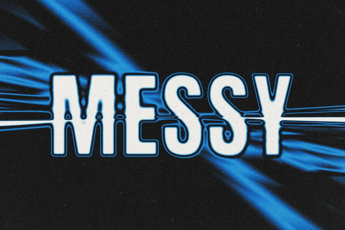 Distort Blur Text Effect