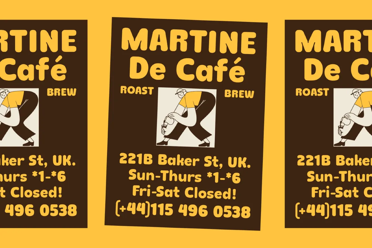 SFC Ink Bolt - Rounded Display Font