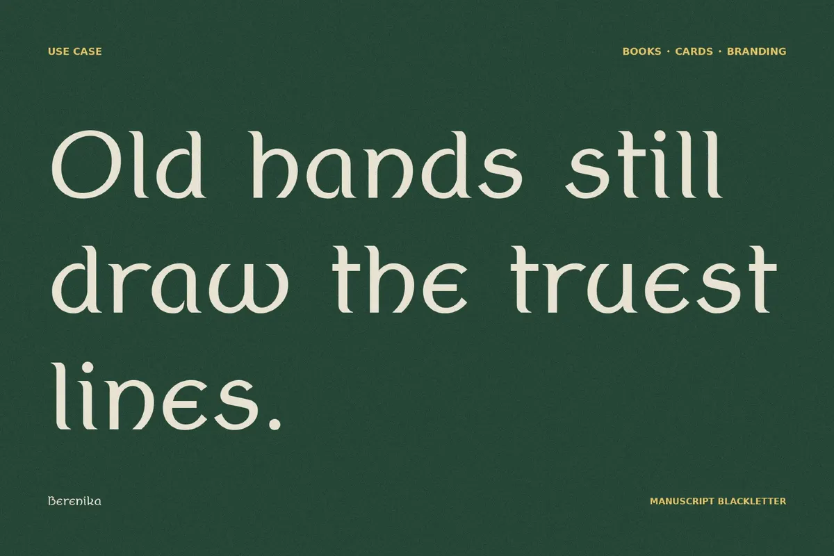 Berenika - Celtic Font Family