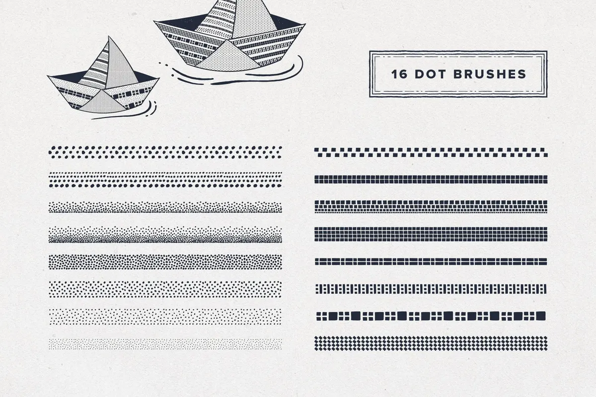 Lighthouse Liner Illustrator Brushes